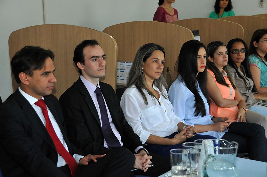 Defensor público geral, Marlon Amorim, defensor Felipe Cury e as defensoras Arlete Kellen e Ítala Graciella