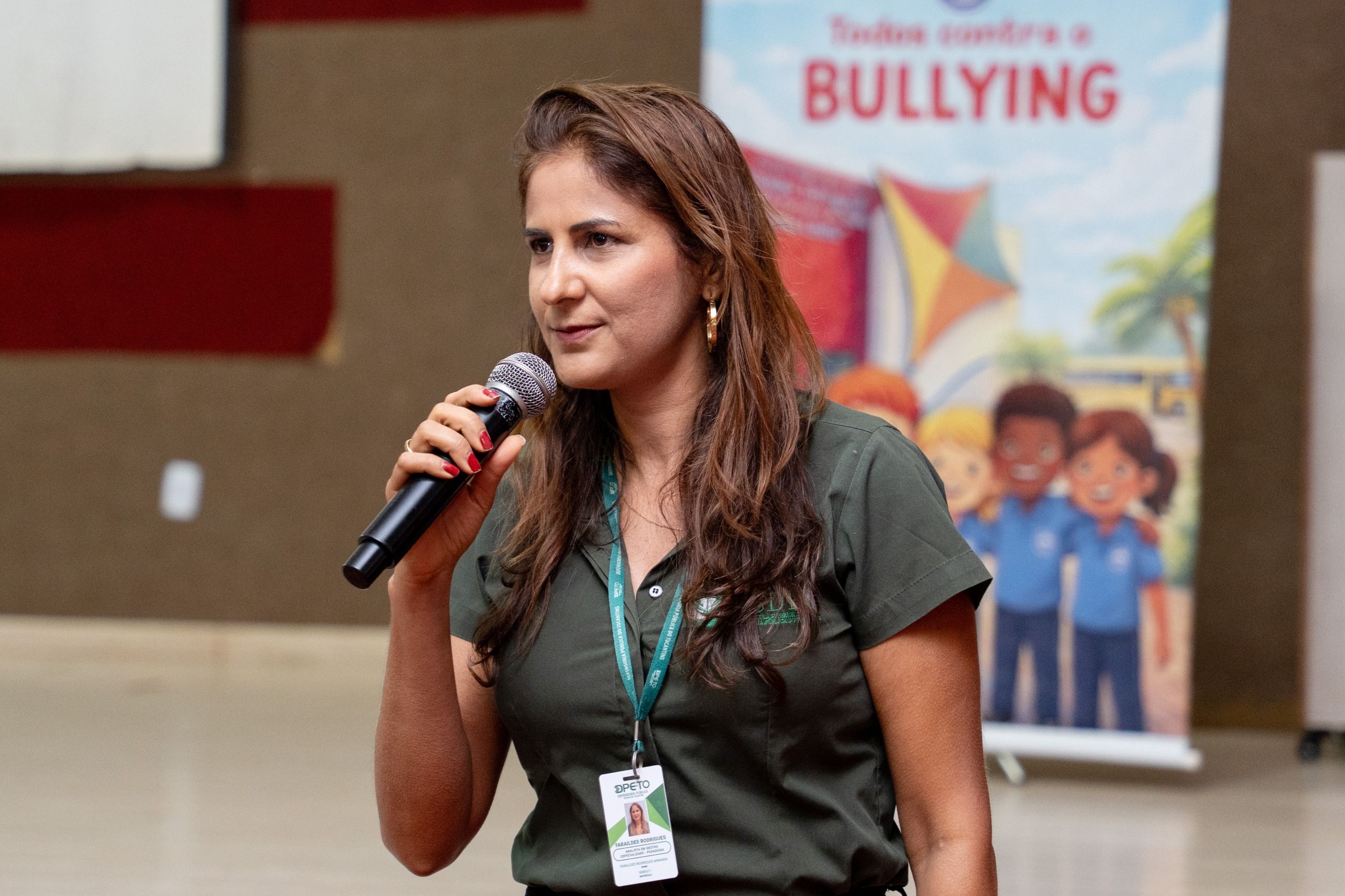 A servidora da Esdep, analista em gestão especializado/pedagogia Faraildes Rodrigues Miranda, também atuou