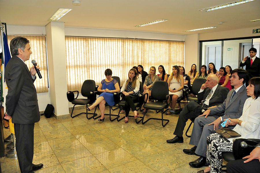 Juvêncio Ladeia durante pronunciamento