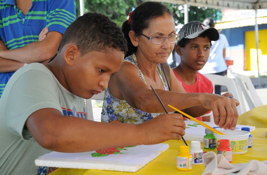Atividades educativas durante o Projeto