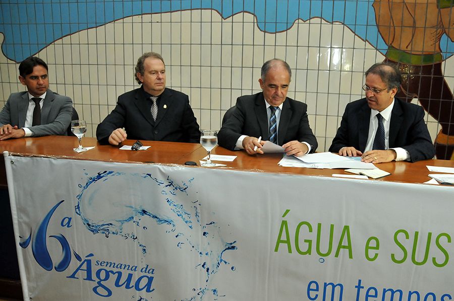 Assinatura do termo de cooperação técnica do Qualiágua junto a Agência Nacional das Águas
