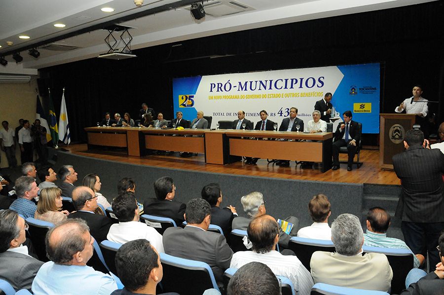 Abertura do programa Pró-Municípios