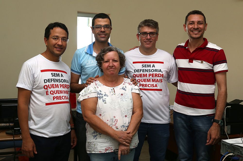 Equipe do CRAS presente no evento