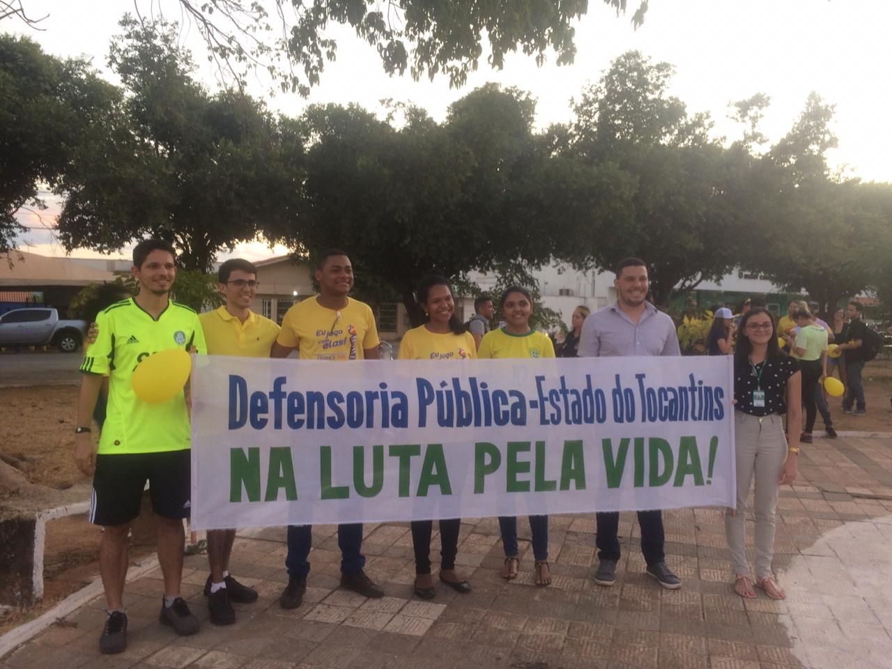 Caminhada pela paz em Colinas