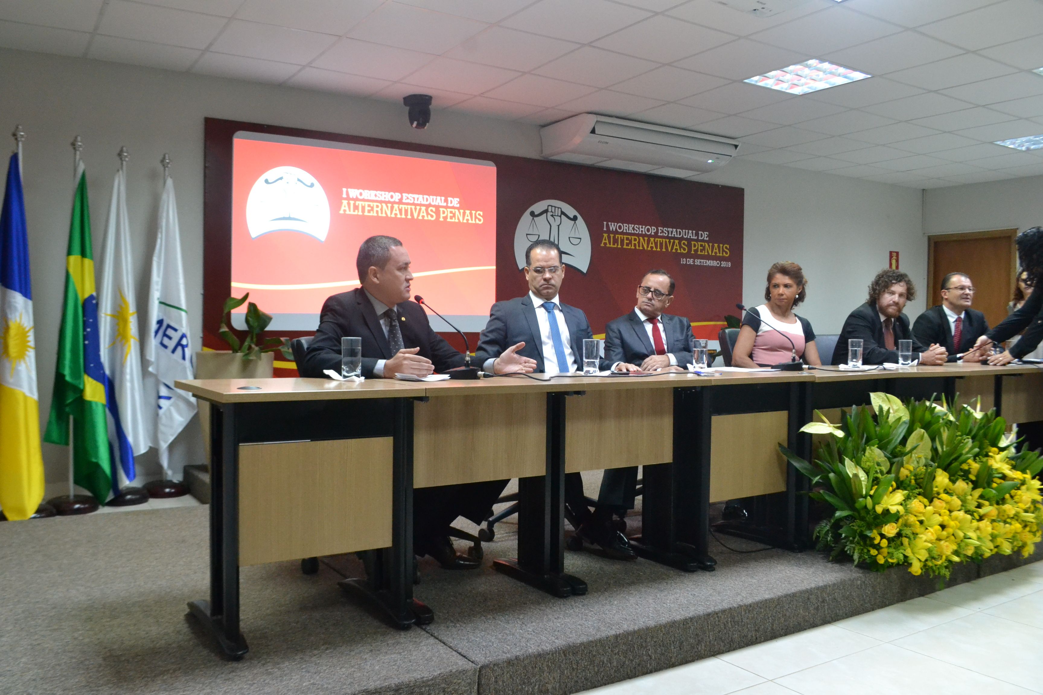 Defensor Público Murilo Machado, que, na ocasião, representou o defensor público-geral no Tocantins, Fábio Monteiro dos Santos