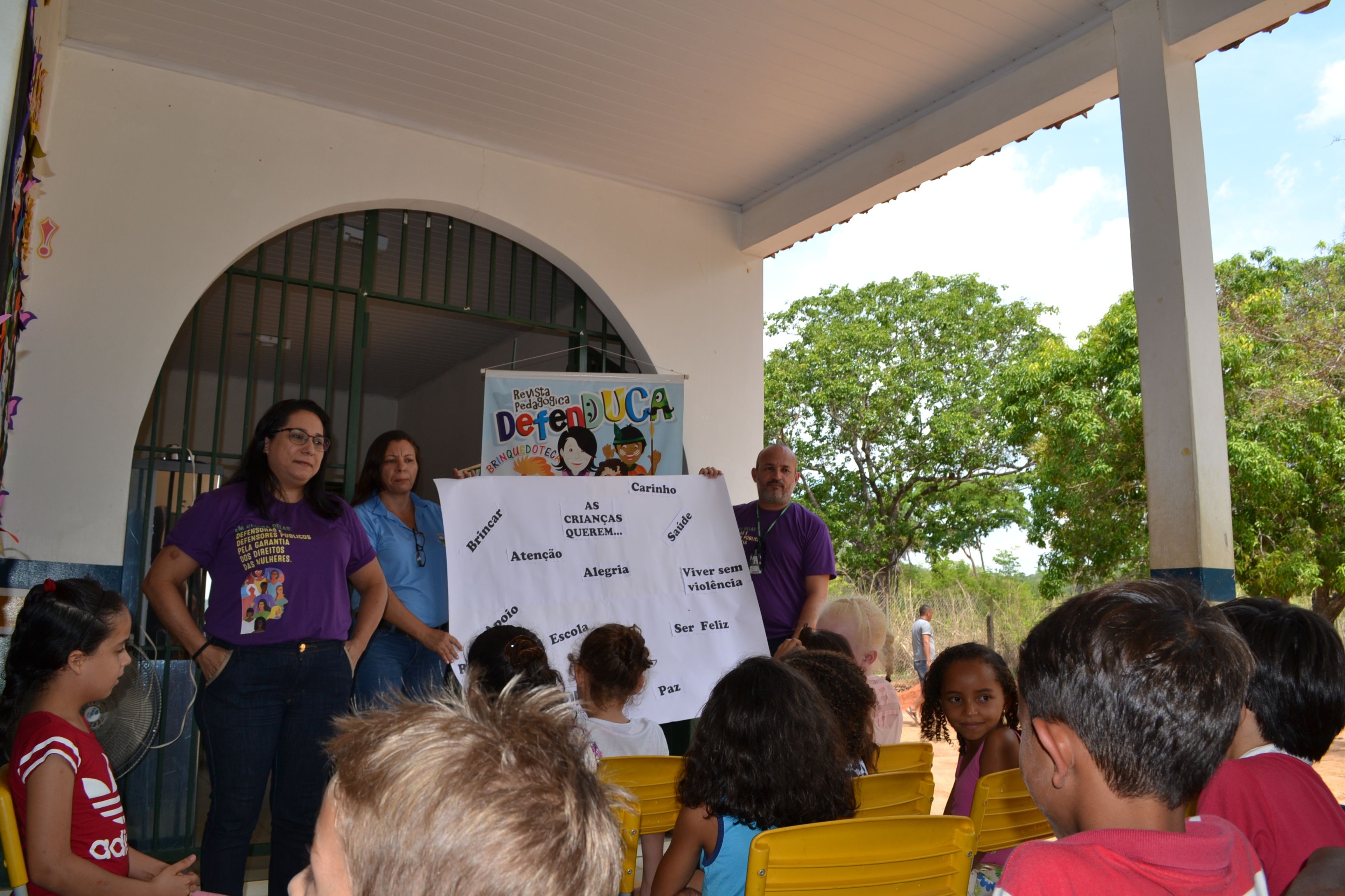 Ação na Escola Municipal Antonio Poincaré Andrade Sales