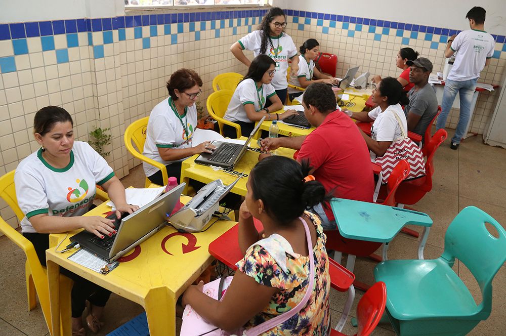 Quem passou pelo local pode fazer consultas jurídicas com a equipe da DPE-TO
