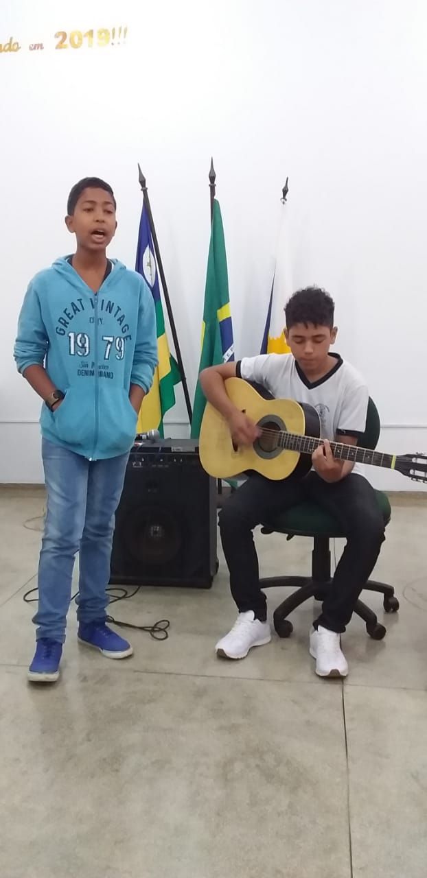 Audições com os estudantes que irão concorrer na modalidade música