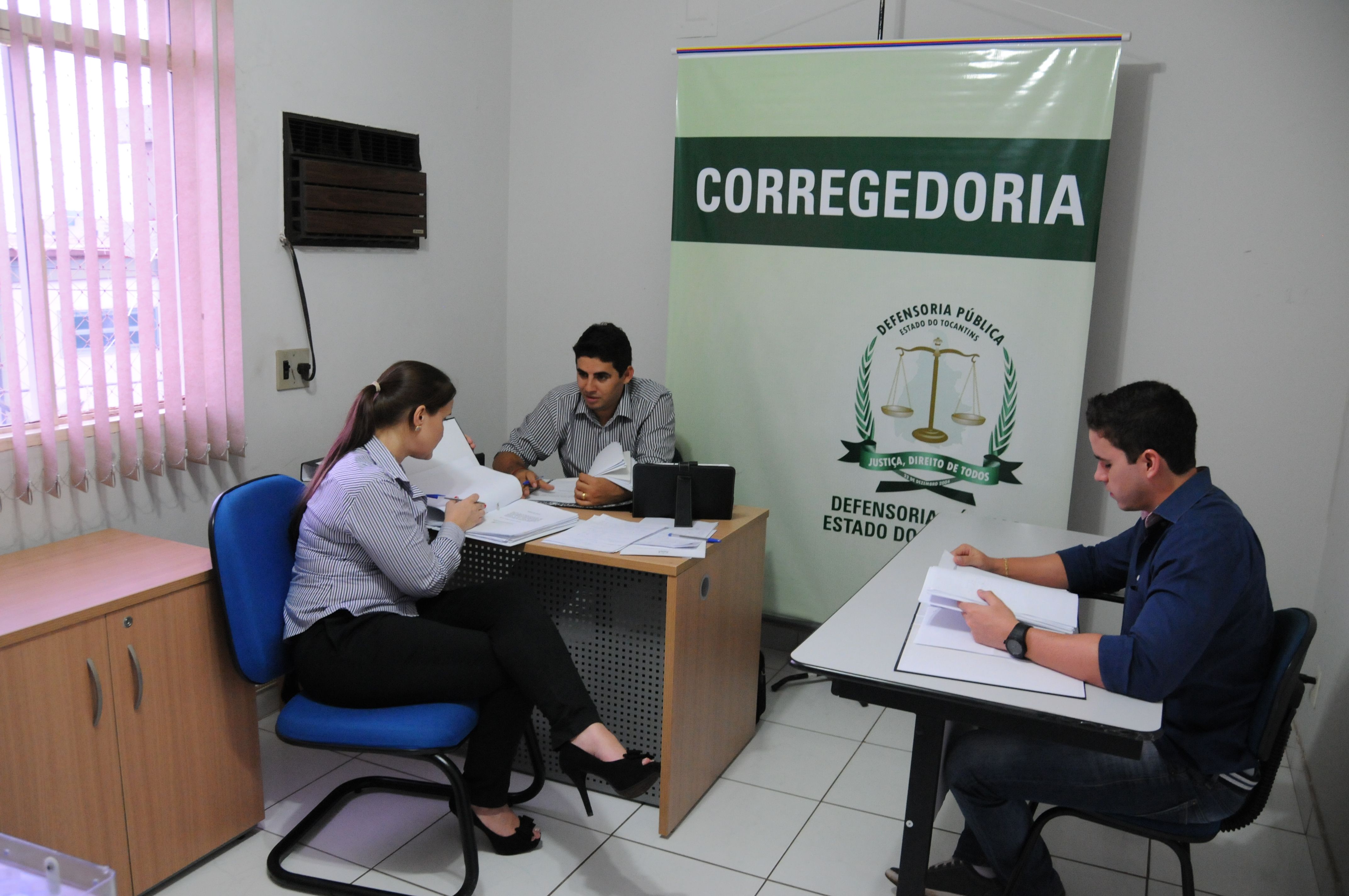 Equipe de apoio durante Correição Ordinária em Paraíso do Tocantins