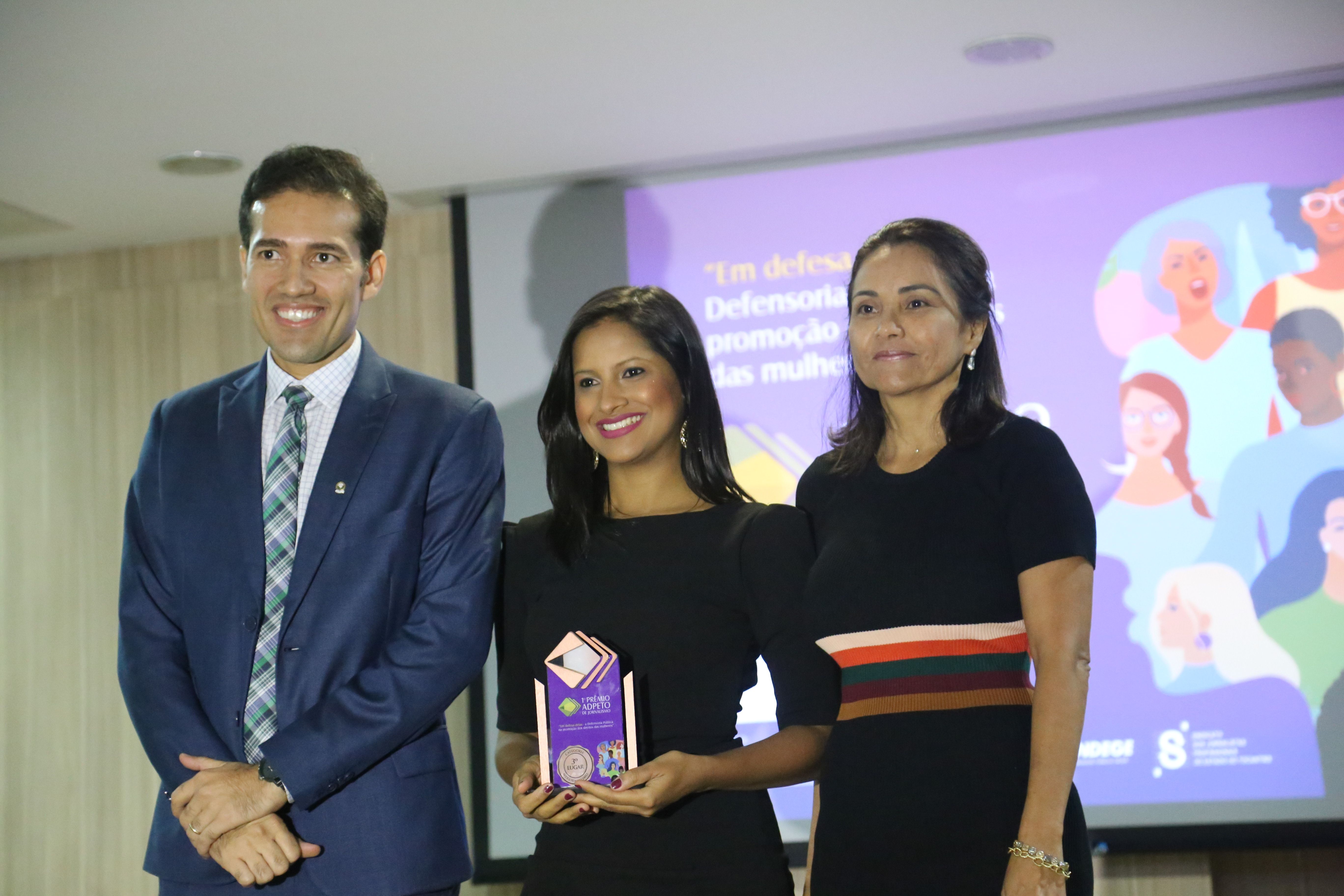 Jesana Jesus ficou em 3º lugar em Webjornalismo