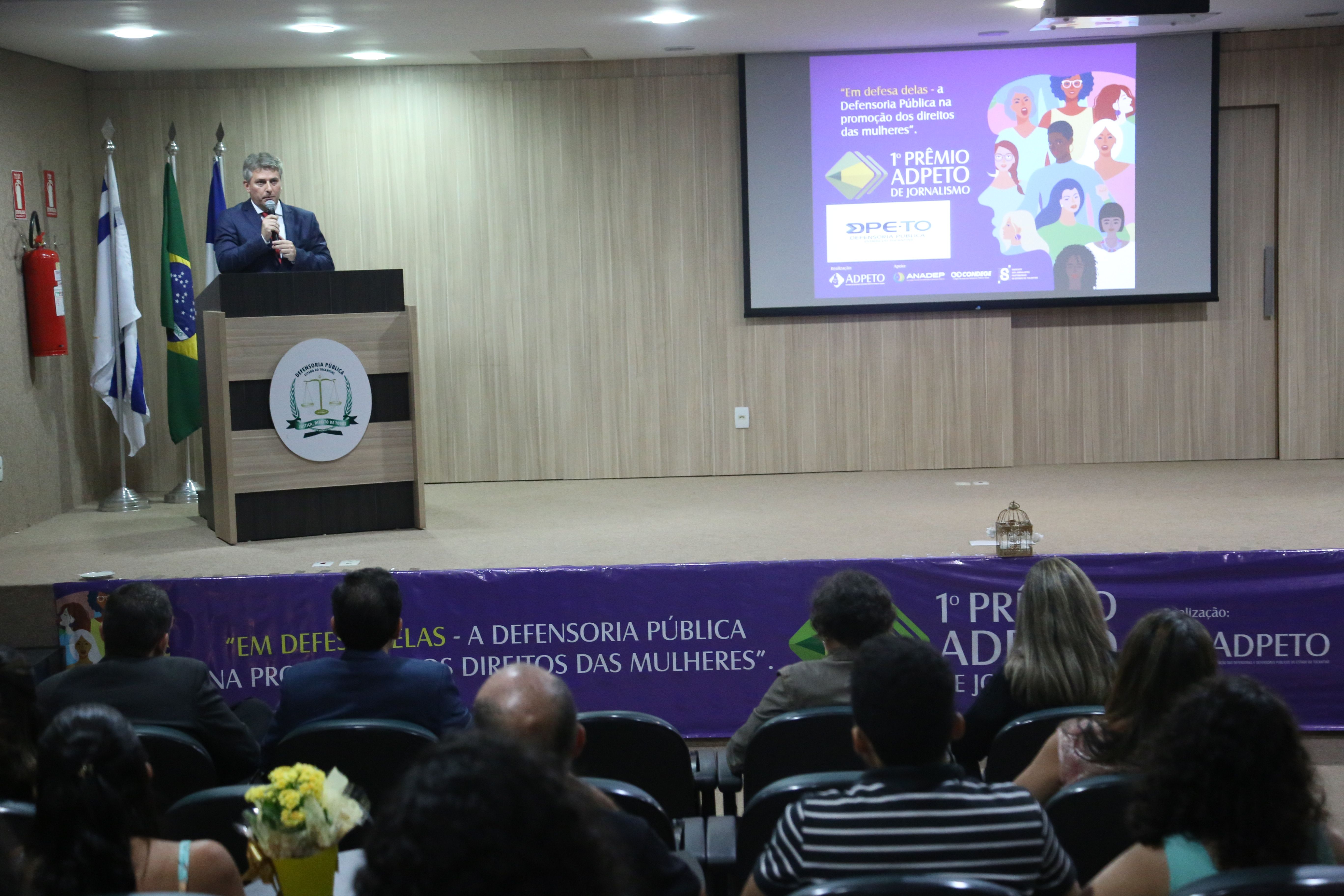 O defensor público-geral, Fábio Monteiro, deu as boas-vindas aos presentes