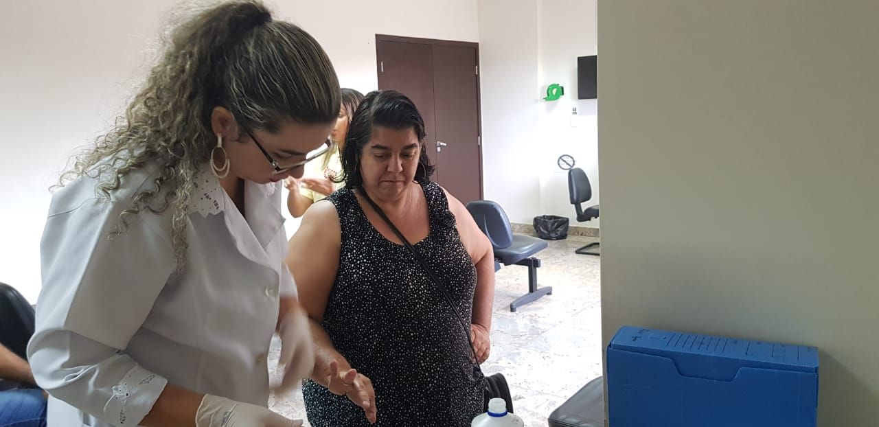 Elizângela realizou o teste de DNA na Defensoria Pública