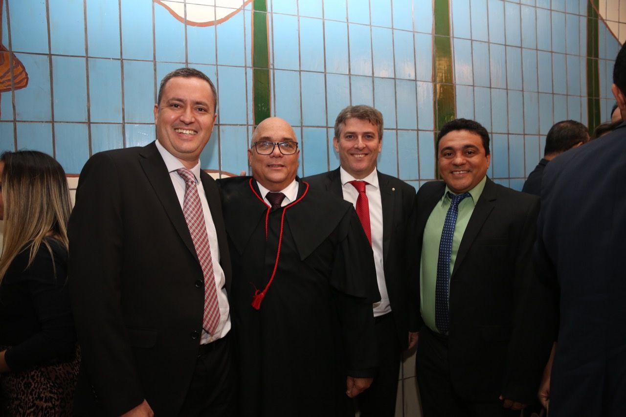 Da esquerda para a direita: Murilo Machado; José Roberto; Fábio Monteiro; e Rubismark Saraiva.