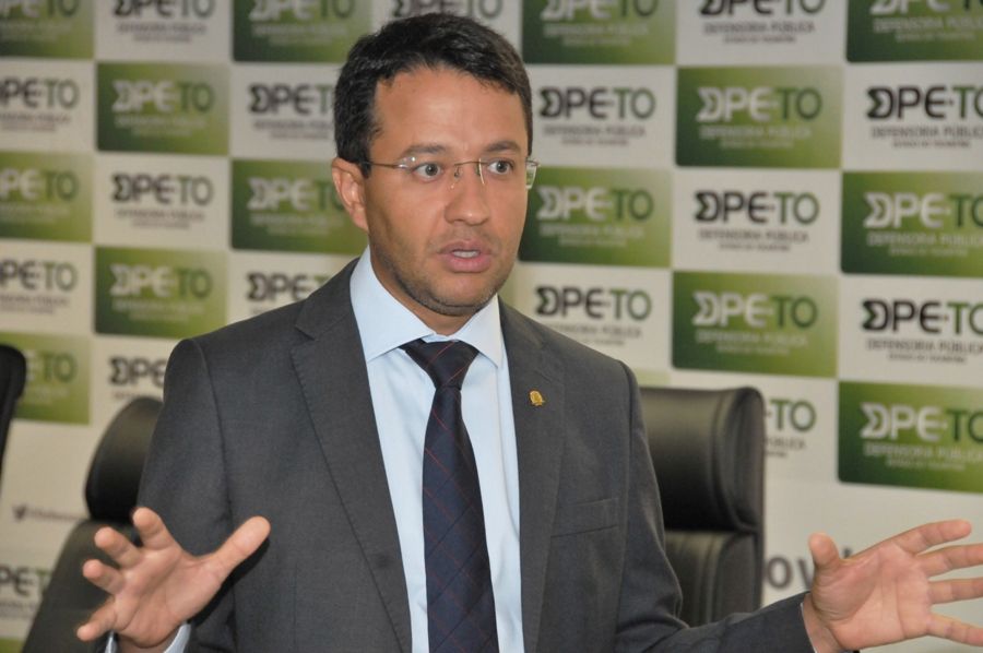 Defensor público coordenador do Núcleo Regional de Palmas da DPE-TO, Leonardo Coelho
