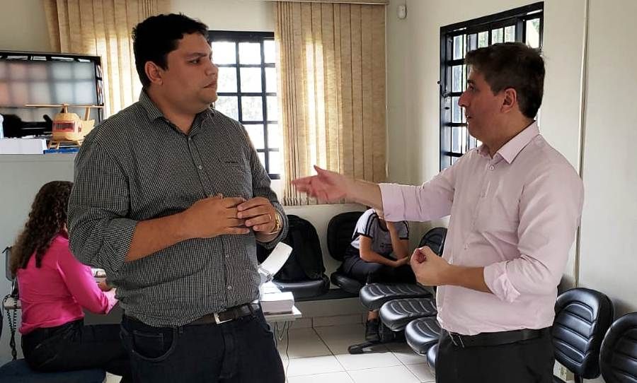 Visita do defensor público-geral Fábio Monteiro na comarca de Palmeirópolis da DPE-TO