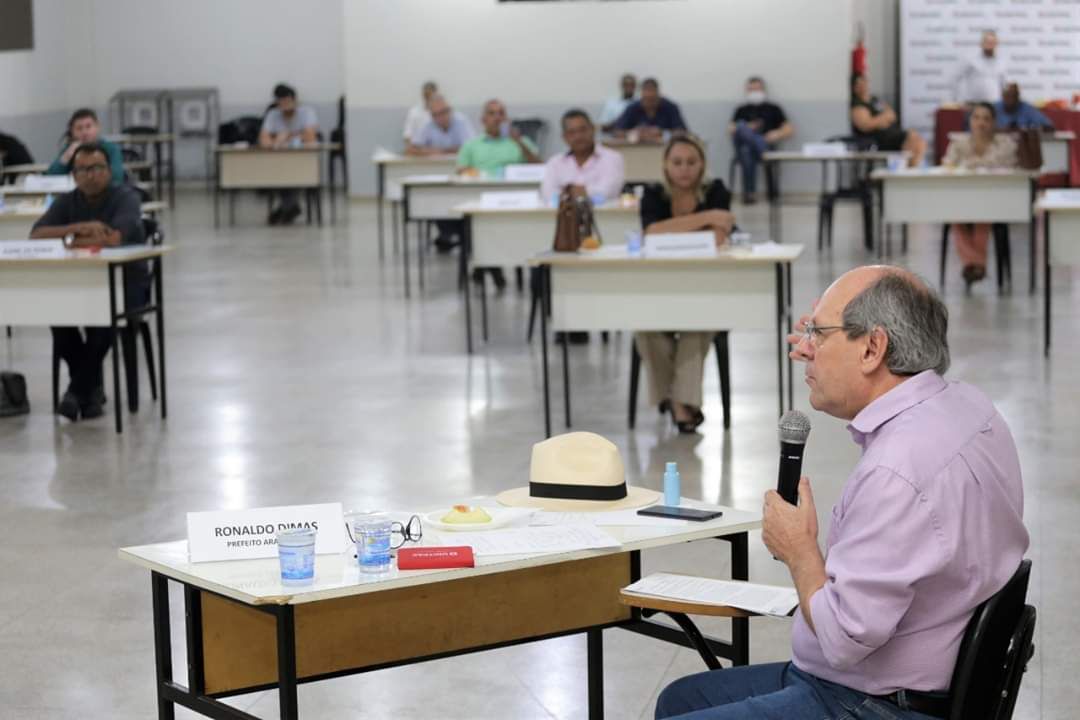 O prefeito de Araguaína, Ronaldo Dimas, também participou da discussão