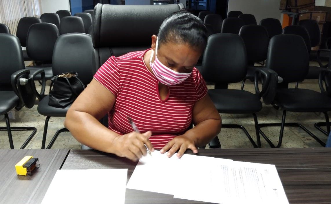 Representante do Centro de Educação Infantil Cantinho da Criança, Irenete Dóris da Silva Nogueira