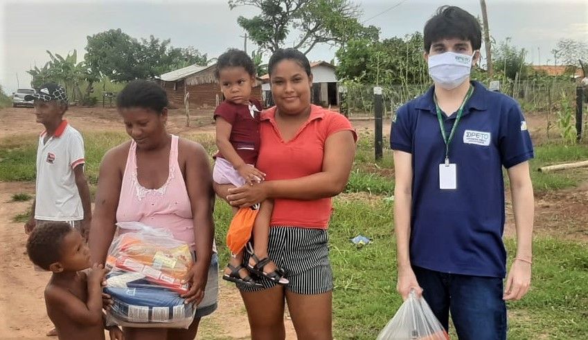 Entrega de cestas de alimentos em Tocantinópolis ajudou famílias necessitadas