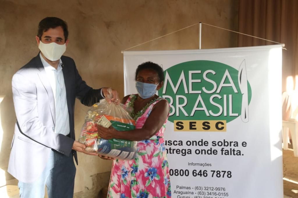 Alimentos doados por meio do programa Mesa Brasil