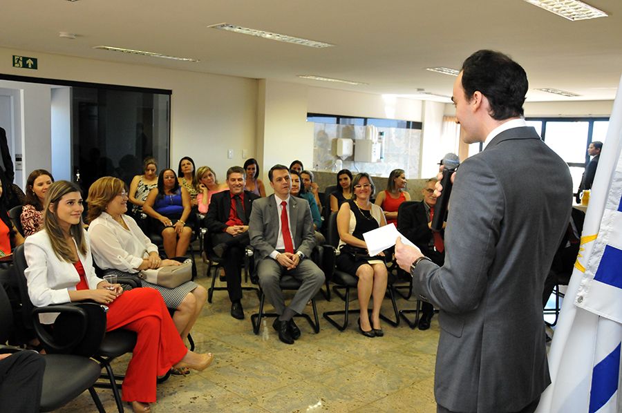 Pronunciamento do defensor público empossado, Felipe Cury