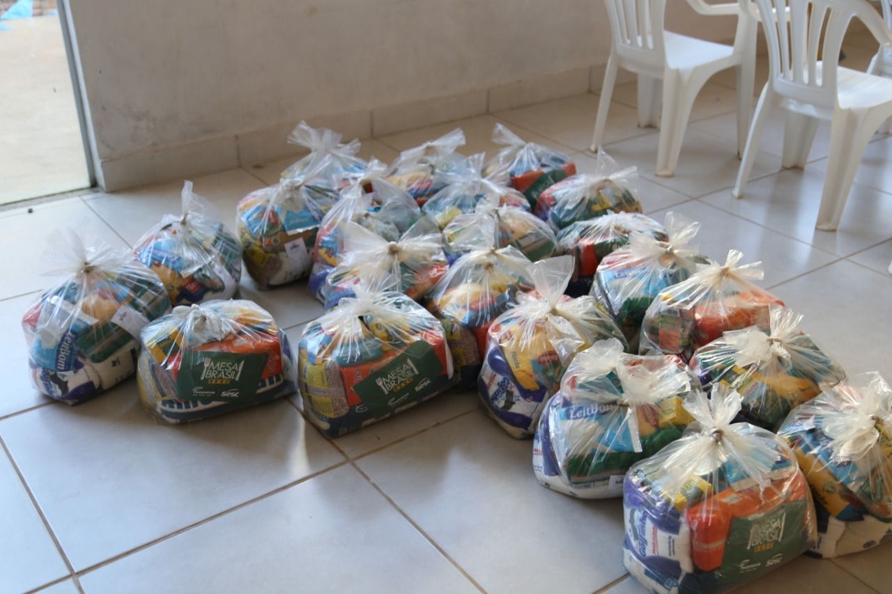 22 cestas básicas foram entregues ao Cenpac, no Setor Morada do Sol