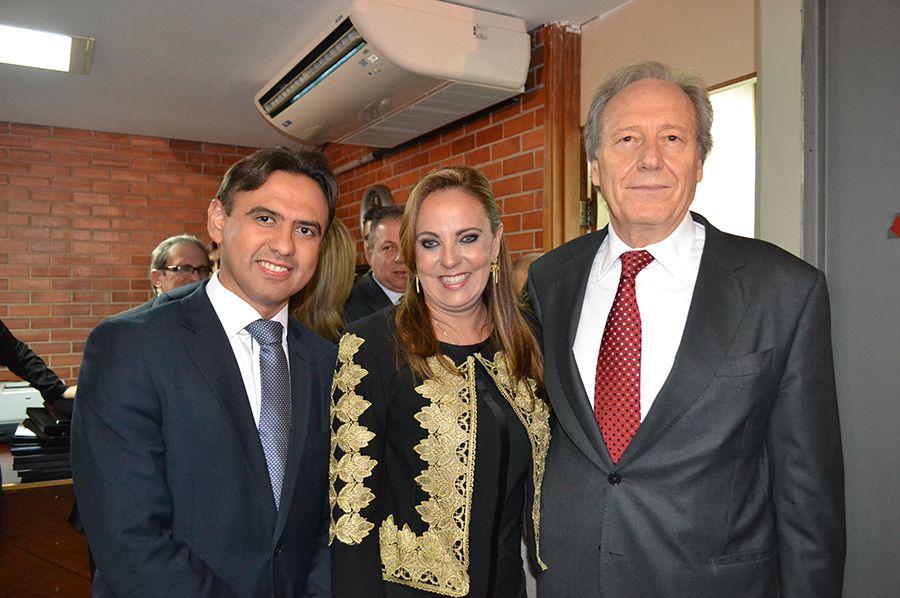 Defensor público geral, Marlon Amorim, presidente do Tribunal de Justiça Angela Prudente e o  ministro Ricardo Lewandovisk