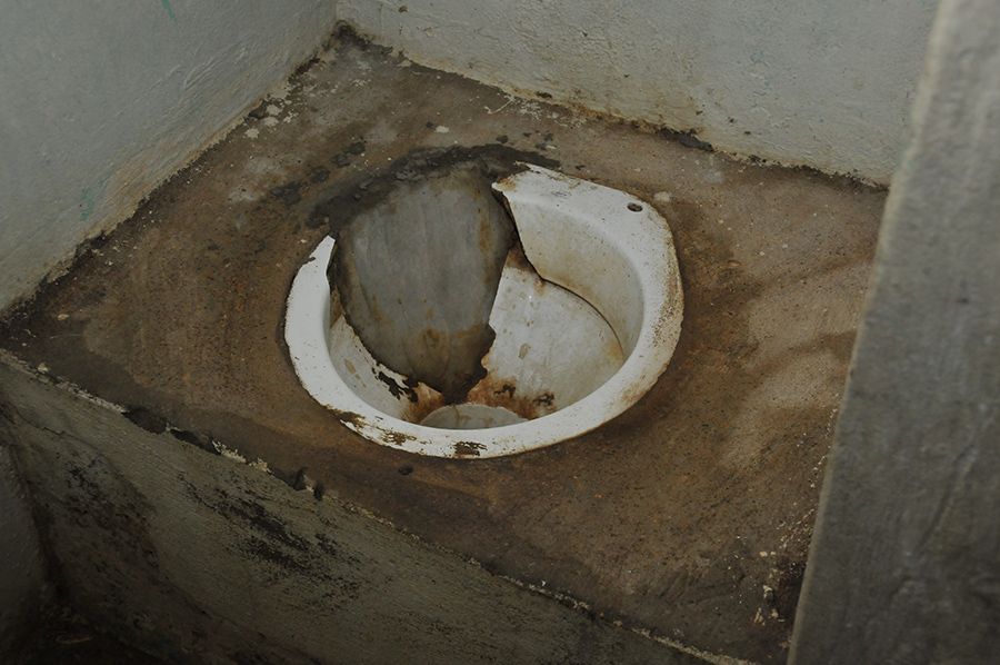 Vaso danificado