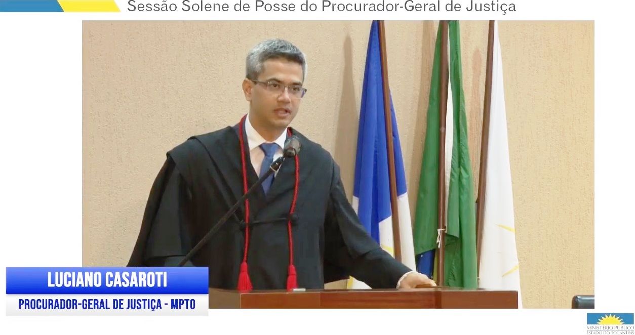 Luciano Casaroti foi empossado Procurador Geral de Justiça