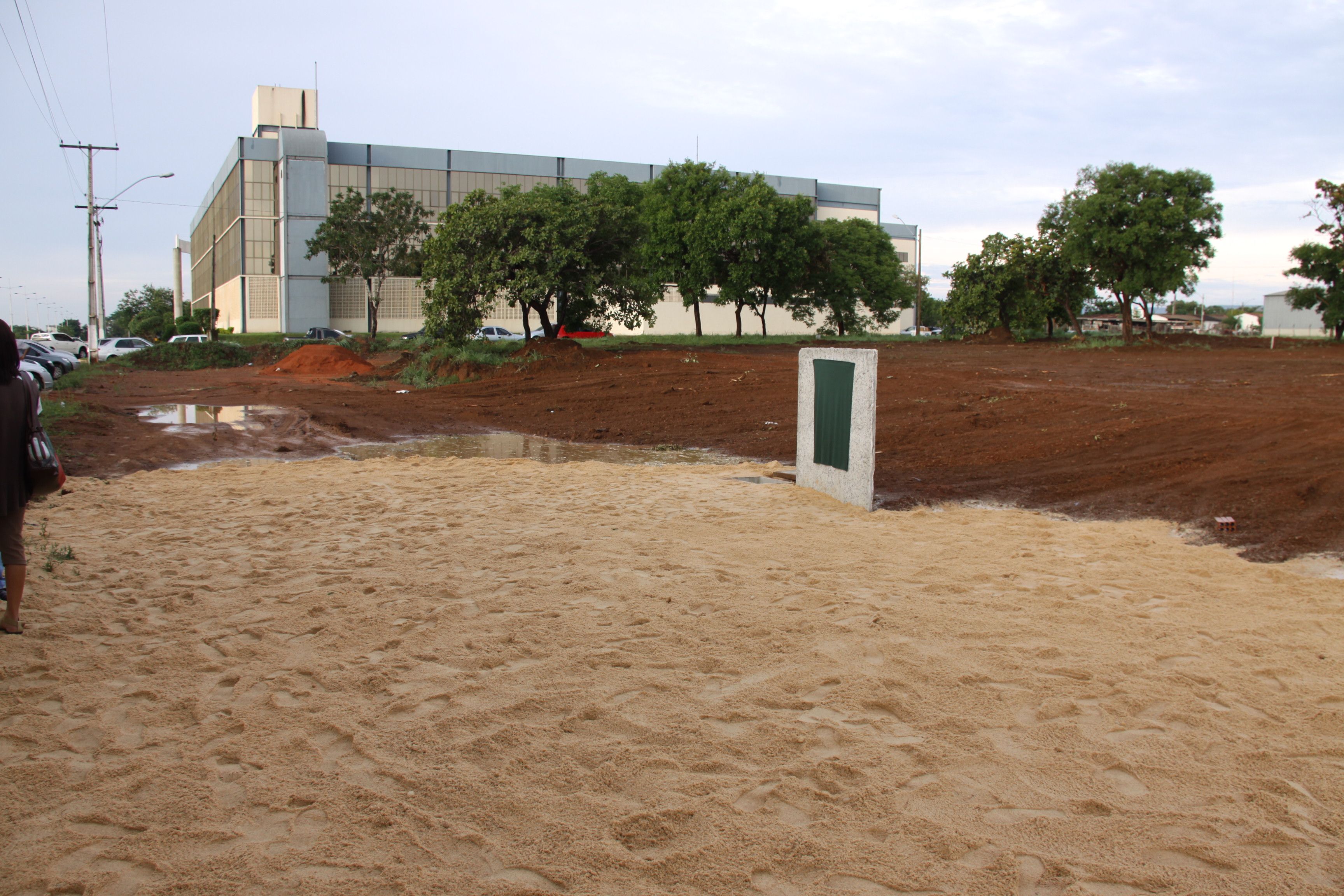 Lançamento da pedra fundamental da sede da Defensoria em Palmas, em dezembro de 2009