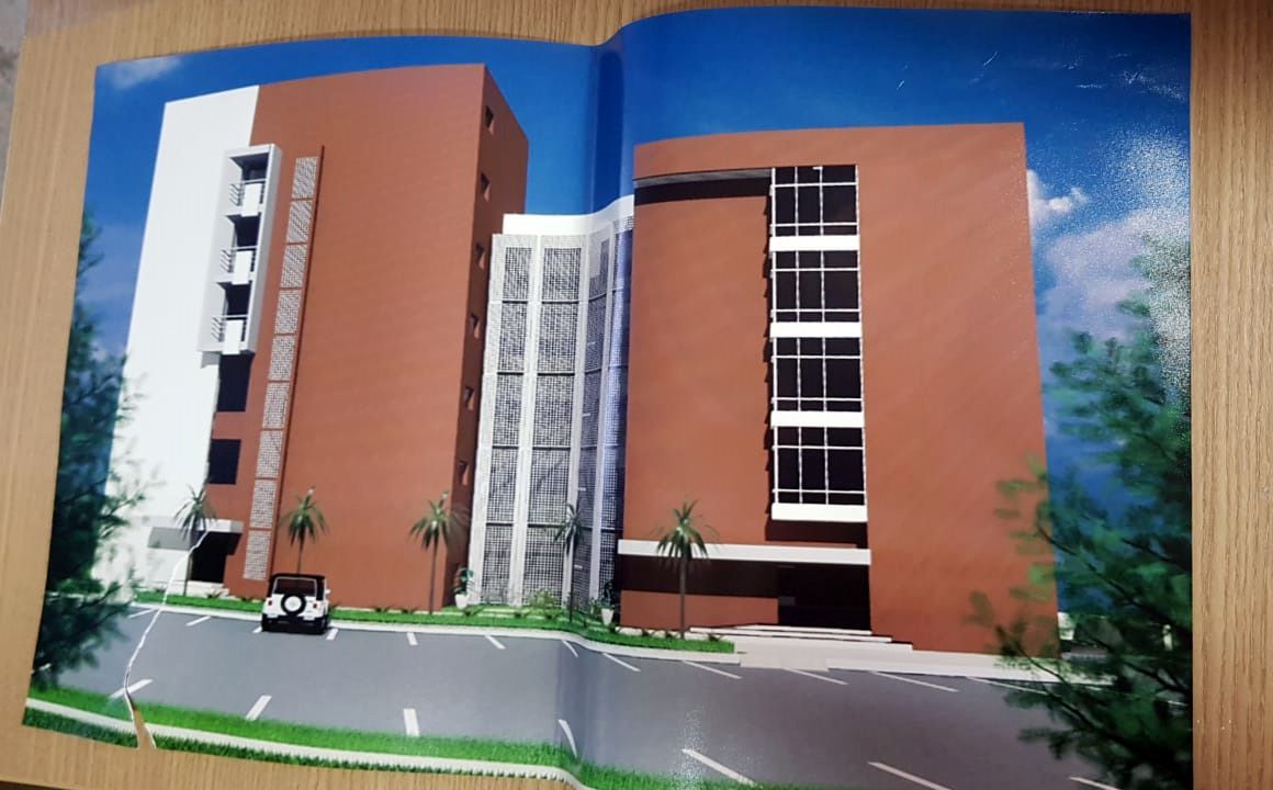 Projeto arquitetônico do prédio