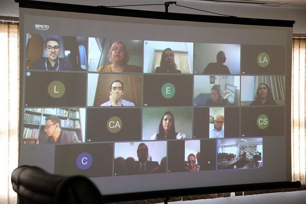 Coordenadores participaram da solenidade por videoconferência