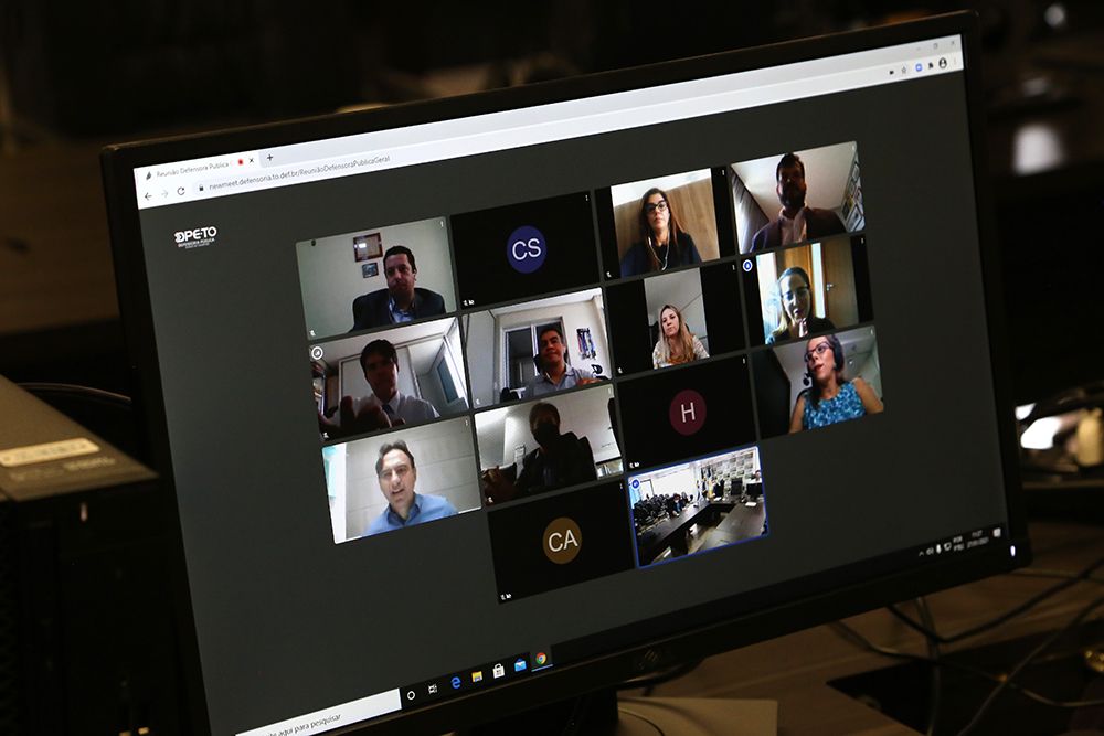 Solenidade de posse foi por videoconferência