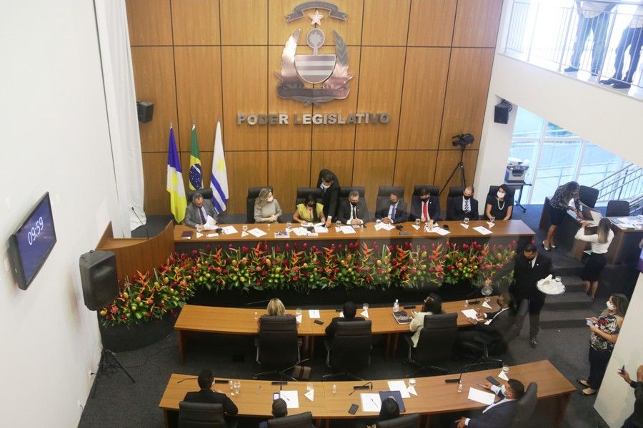 A Solenidade foi realizada na Plenária da Casa Legislativa da Capital
