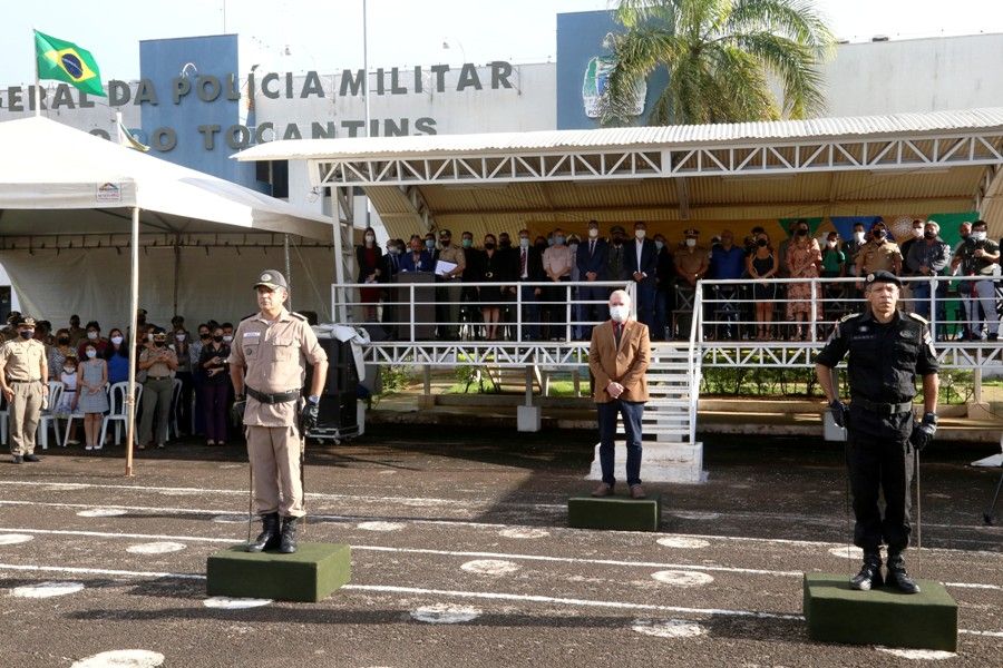 A cerimônia ocorreu na sede do Comando-Geral da Polícia Militar do Tocantins, em Palmas