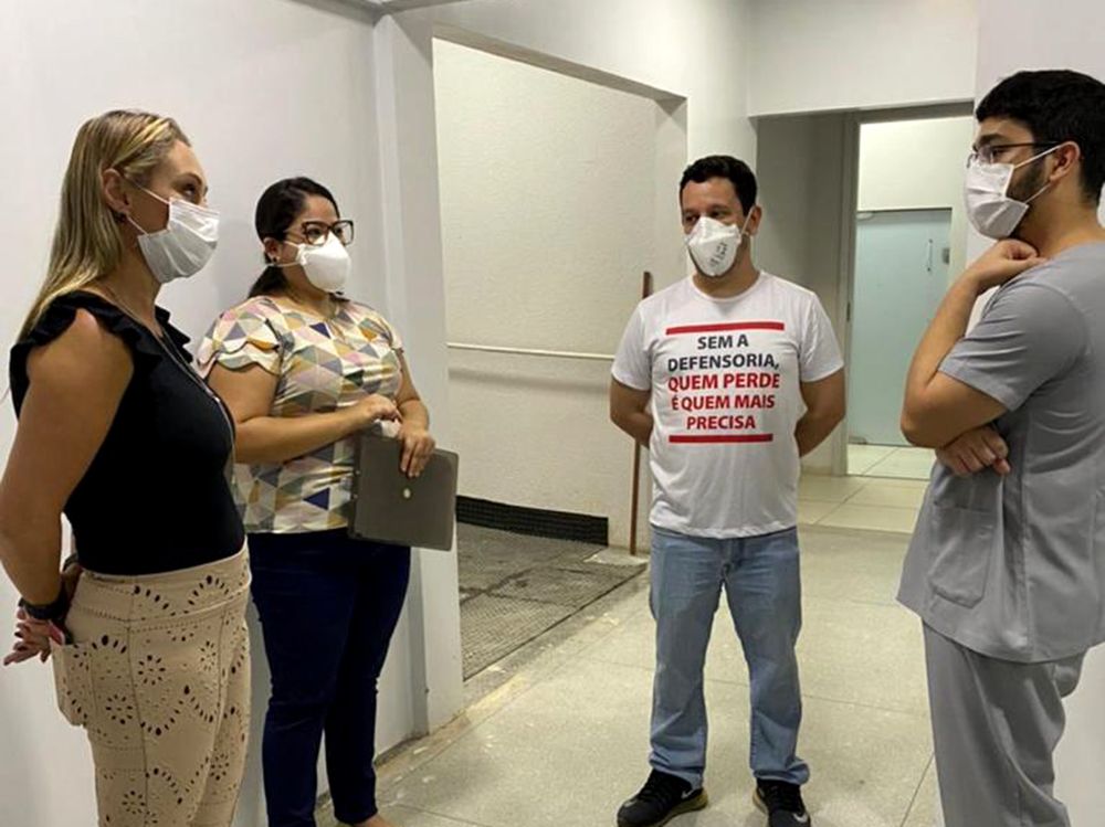 Visita da DPE-TO ao Instituto Sinai em Araguaína, norte do Estado