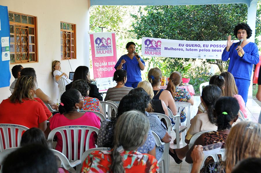 Apresentação da peça “Um dia Feliz”, encenado pelo Grupo de Teatro dos Assistidos, formado por Servidores da Defensoria Pública do Tocantins.