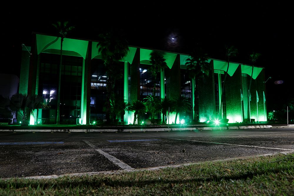 Iluminação do Tribunal de Justiça do Tocantins