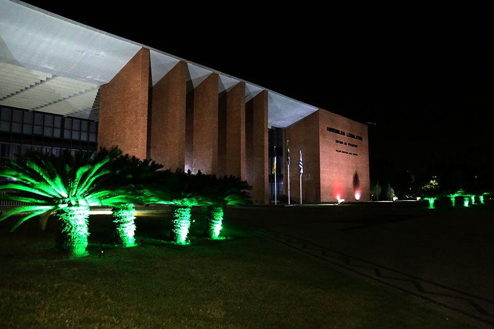 Iluminação da Assembleia Legislativa do Tocantins