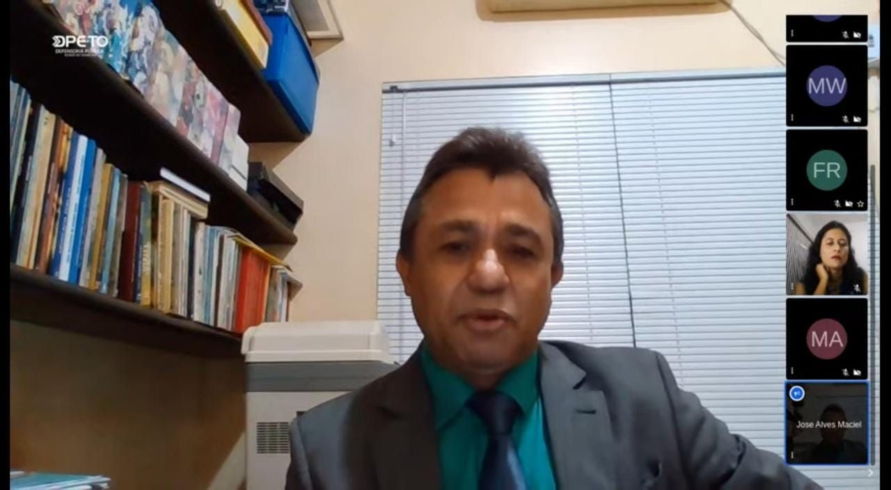 Palestra foi mediada pelo defensor público Kita Maciel