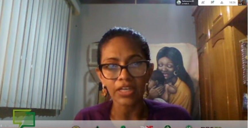 Socióloga Jaycelene Maria da Silva Brasil falou sobre luta antirracista