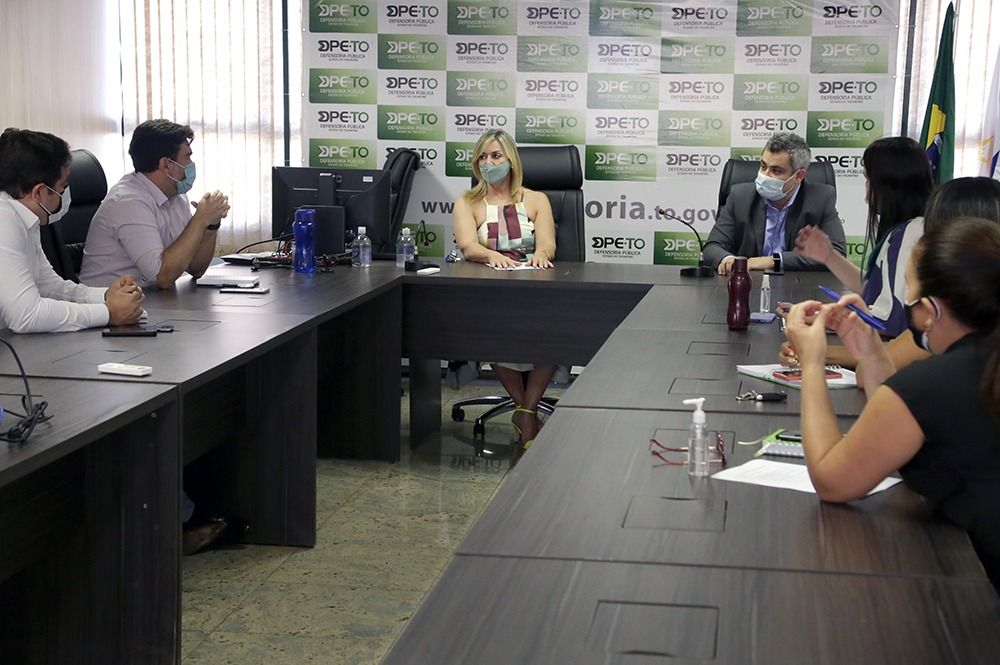 Reunião preparatória realizada no último dia 7, na sala do Conselho Superior da Defensoria Pública
