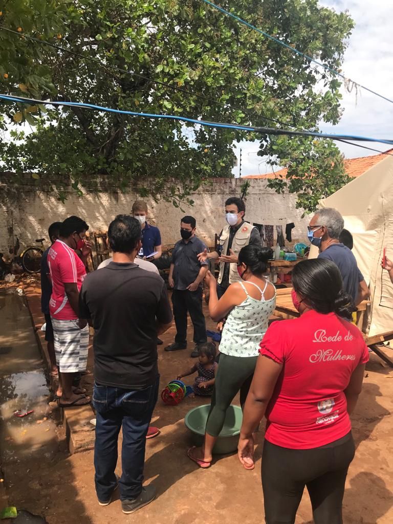 Moradores foram orientados do que está sendo feito por eles