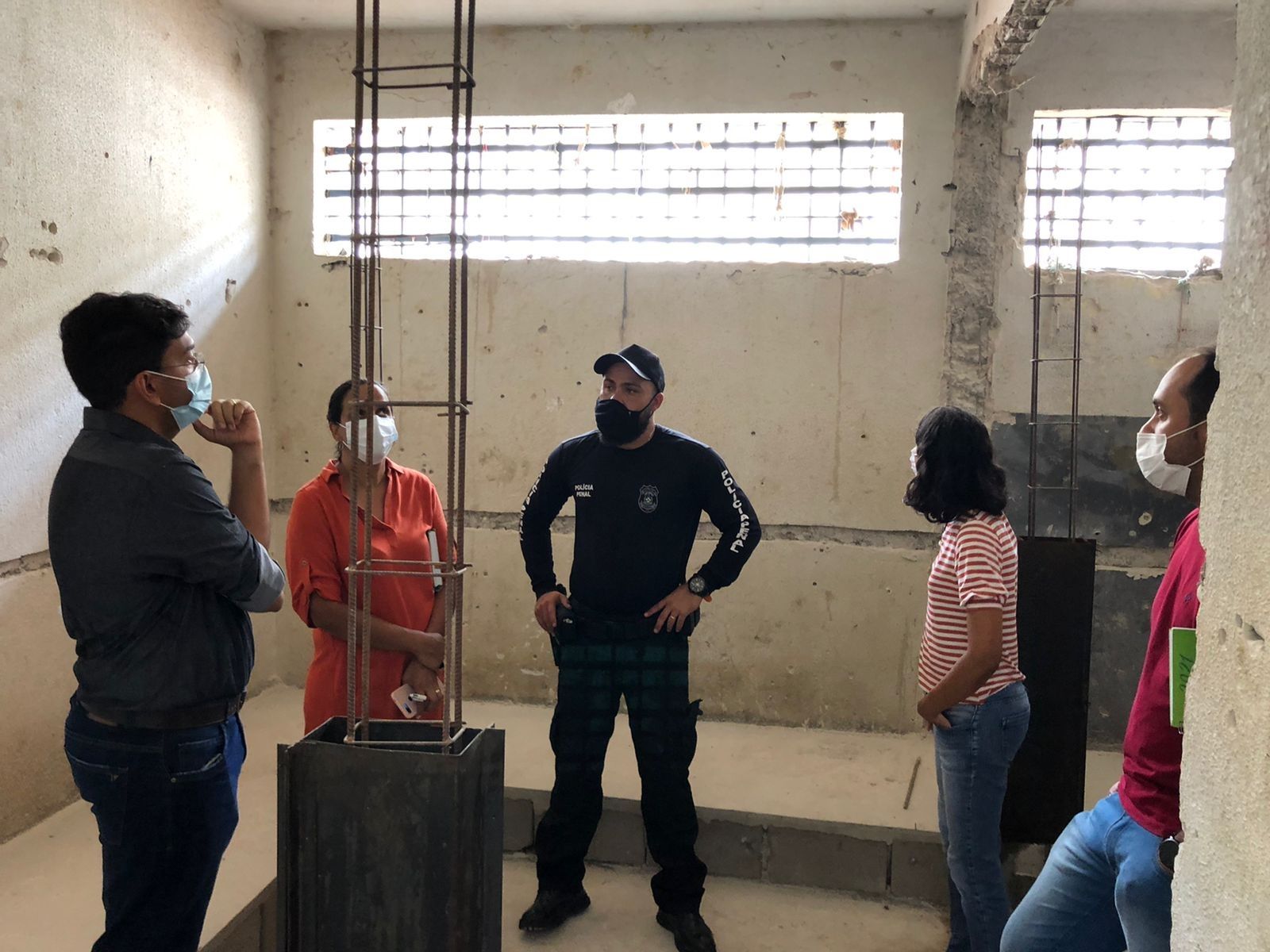 Visita foi para checar se o local para instalação da sala de atendimento atende a Instituição