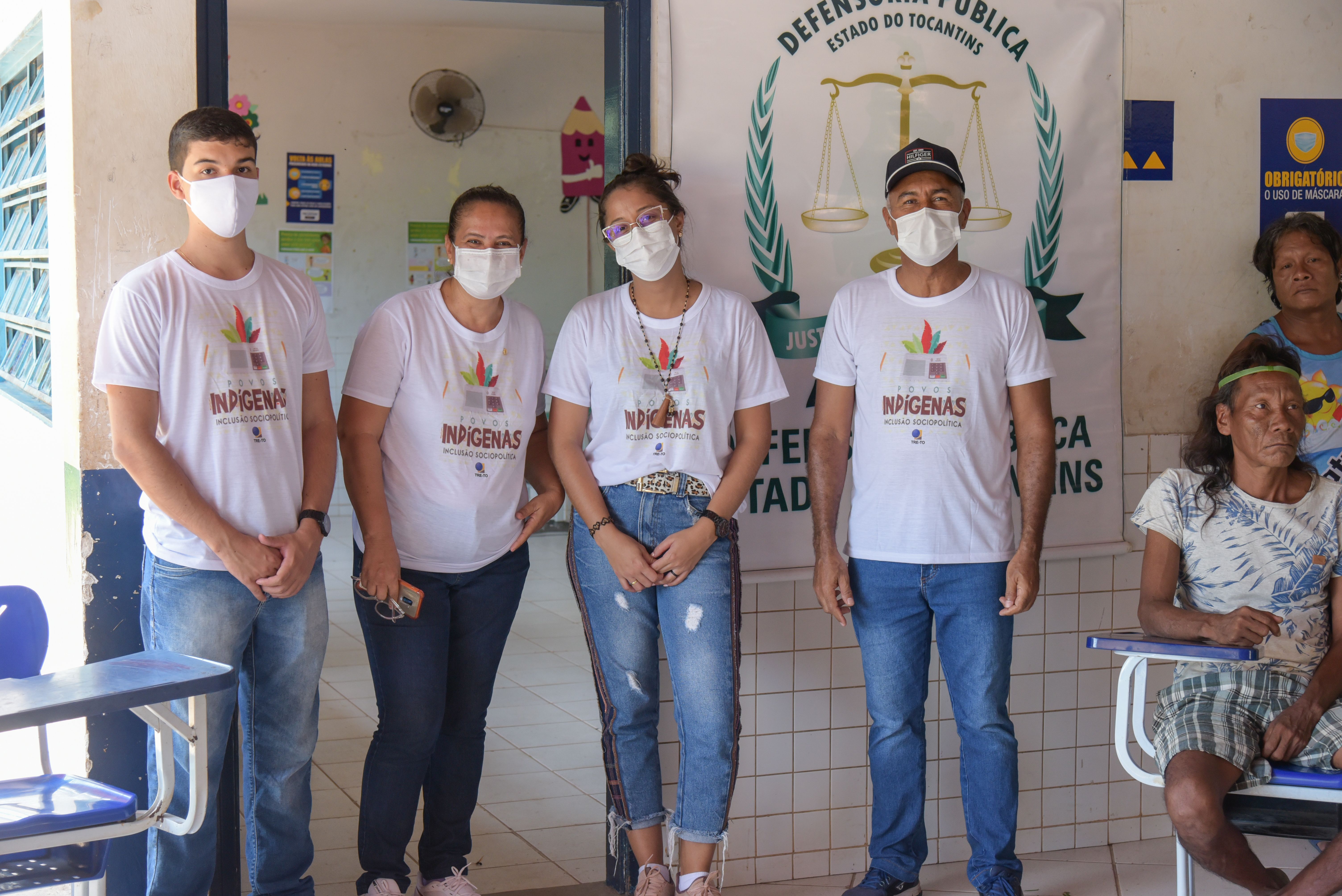 Equipe da DPE presente nos atendimentos