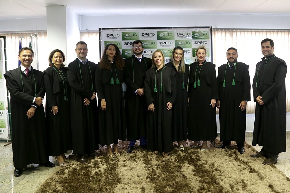 Membros do Conselho Superior presentes na solenidade de posse