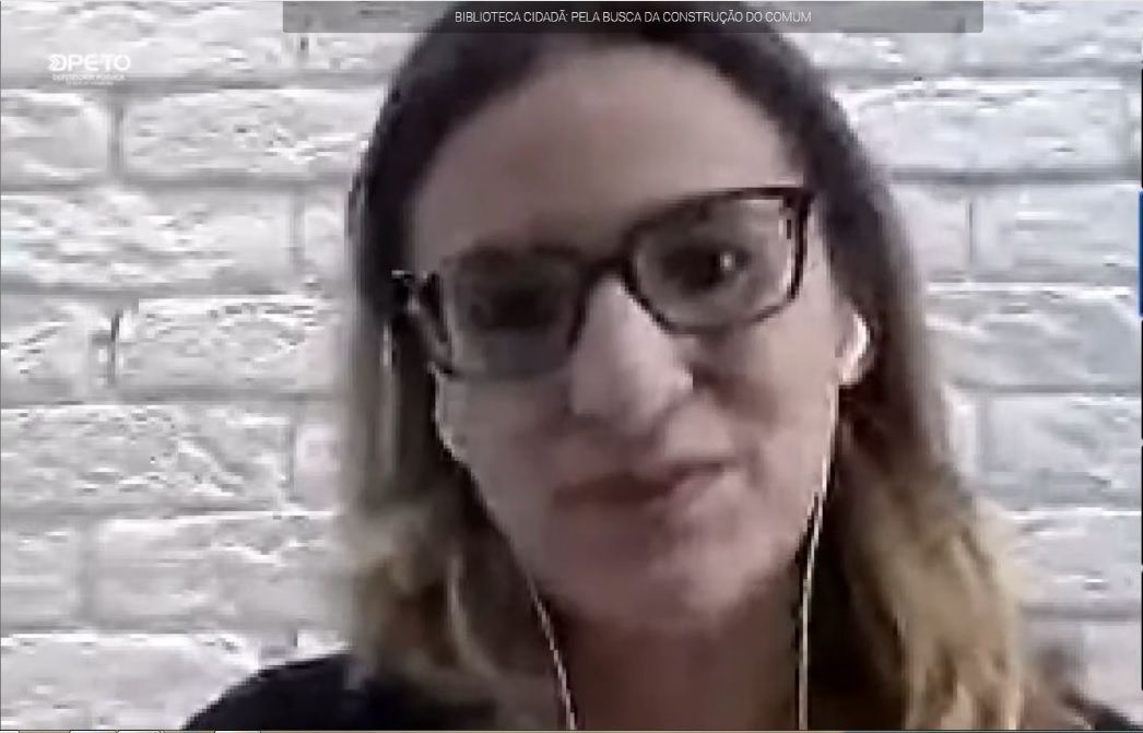 coordenadora da Biblioteca Pública Municipal de São Paulo Raul Bopp, Charlene de Lemos falou sobre Biblioteca Cidadã