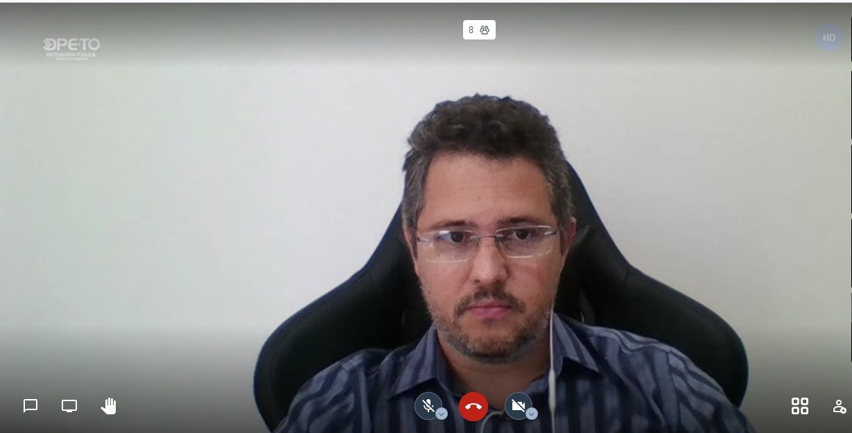 O psicólogo Carlos Mendes Rosa mediou debate sobre direitos humanos das mulheres