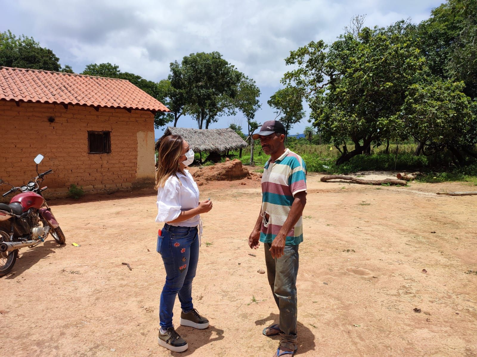 Sebatiana Pantoja orientou os quilombolas sobre a atuação da Defensoria Pública