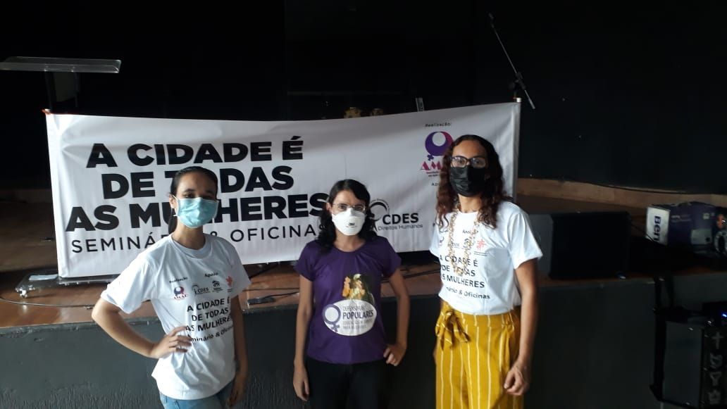 Profissionais da DPE que estiveram presente na roda de conversa