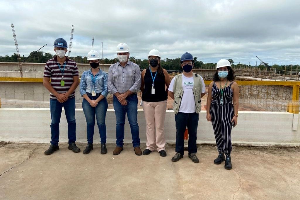 Equipe da DPE e da BRK que participaram das vistorias